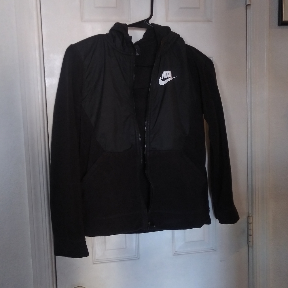 Nike boys zip up hooded jacket